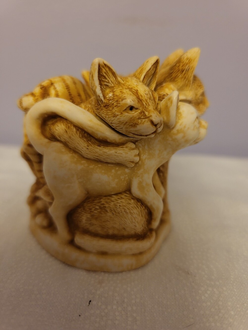 Harmony Kingdom 2.25 Inch 4 Cats Trinlet Holder Figurine - Picture 6 of 11